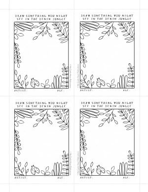 Craft Activity Card Mail Postcard